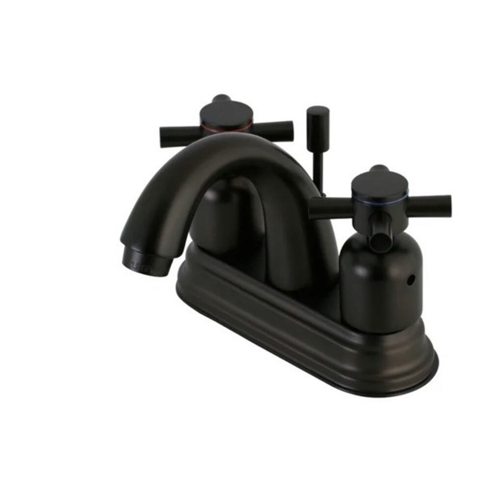 Kingston Brass KB8615DX 4 in. Centerset Bathroom Faucet, Oil Rubbed Bronze